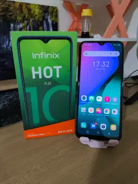 Infinix hot 10 play 4/64 mulus