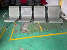 kursi tunggu bahan full besi