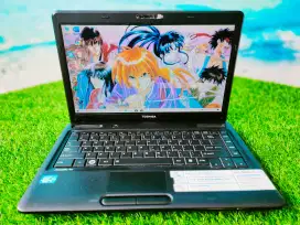 LAPTOP TOSHIBA C640 i5 8GB SSD 128GB & HDD320GB DESIGN CODING NGEBUT