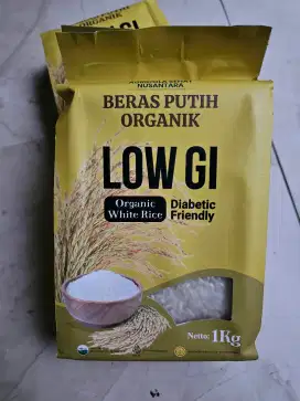 Beras putih organik diabet low GI
