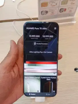 Huawei pura 70 ultra 512gb baru garansi 1 tahun