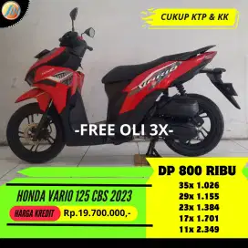 HONDA VARIO 125 CBS 2023 KREDIT MURAH DP HANYA 800RB PROSES KTP KK