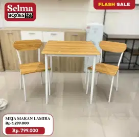 Meja Makan 2 Kursi Selma