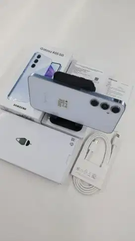 Jual Samsung A55 5G 8/256 GB, Masih Mulus Terawat Pemakaian Pribadi