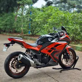 KM 5K AJA! KAWASAKI NINJA 250 FI ABS SE ORANGE 2014 PAJAK PANJANG