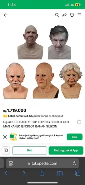 TOPENG SUGIONO HALLOWEN