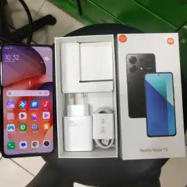 Second xiaomi note 13 ram 8/256 fullset pemakaian 3 bulan