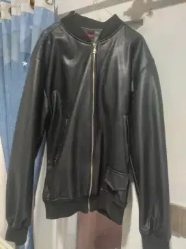 Jacket kulit hitam HD XXXL