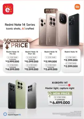 Promo redmi note 14 series(bisa cicilan)