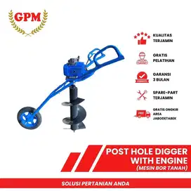 GPM Post Hole Digger dengan Engine (Mesin Bor Tanah)