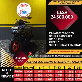 YAMAHA AEROX CYBERCITY TH 2024  PLAT BEKASI KREDIT DP 1JTAN