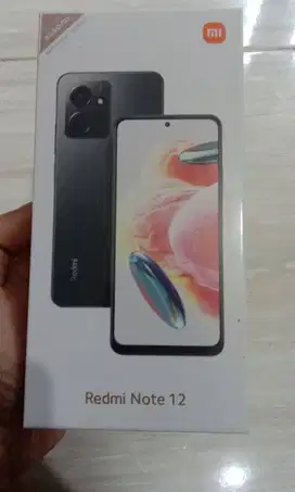 Redmi Note 12 RAM 6/128GB Black Garansi Resmi Xiaomi Smartphone 1 Thn
