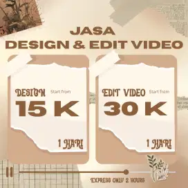 JASA DESIGN & EDIT VIDEO TERMURAH