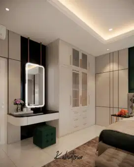 Jasa interior design lemari modern aesthetic