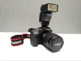 Kamera Canon EOS 7D Camera Digital + Lensa EFS 15-85 mm + Lampu Flash