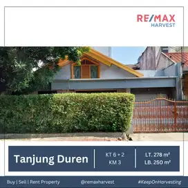 DISEWAKAN MURAH RUMAH BISA UNTUK USAHA KOMERSIAL TANJUNG DUREN