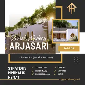 PROMO Rumah Modern Minimalis Hanya 240jt saja di ARJASARI Kab BANDUNG