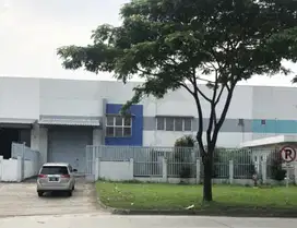 Jual gudang brand new luas 1610 m2 di delta silicon 5 lippo cikarang