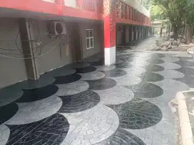 Stamp Concrete pedestrian dan taman dll