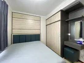 1BR furnish bagus,bersih view city Apt.Royal mediterania dekat CP