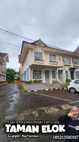 dijual murah special unit townhouse taman elok lippo karawaci
