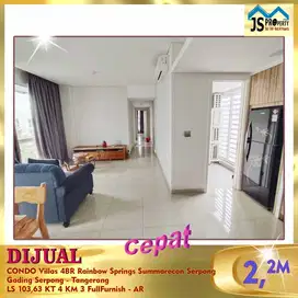 DIJUAL CONDO Villas Rainbow Springs Summarecon Serpong