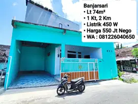 Rumah Baru Area Banjarsari Solo, Dekat Ke Sumber, Nusukan, Banyuanyar