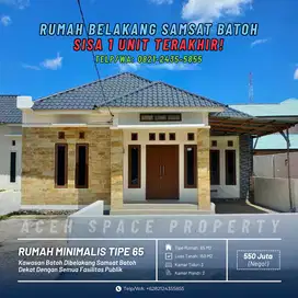 Dijual Rumah Murah dibelakang Samsat Batoh - Sisa 1 Unit Terakhir!
