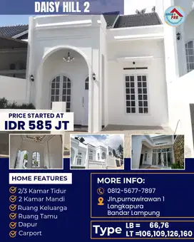 RUMAH MEWAH DI LANGKAPURA BANDAR LAMPUNG