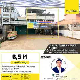 DIJUAL TANAH DAN BANGUNAN RUKO
