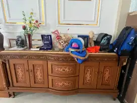 Lemari / buffet tv jati