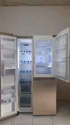 Dijual kulkas 2pintu merk LG normal
