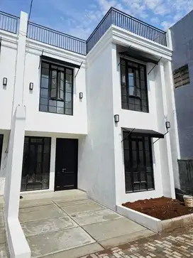 5 Unit Rumah Baru 2 Lantai + Rooftop Lokasi Sangat Strategis di Rempoa