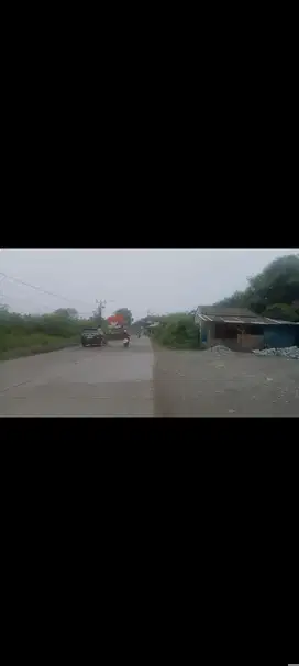 Dijual tanah kosong pinggir jalan raya strategis