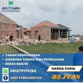 TANAH KAVLING MURAH 5 MENIT DARI KAMPUS POLINELA  PROMO 85 JUTA AN SHM