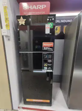 BISA CICILAN KULKAS SHARP REFRIGERATOR 2D INVERTER 325L