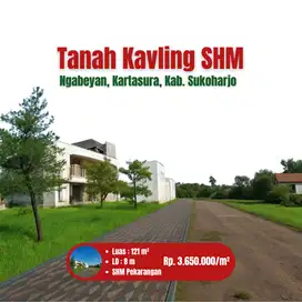 Kavling Premium Ngabeyan Kartasura, SHM, Promo