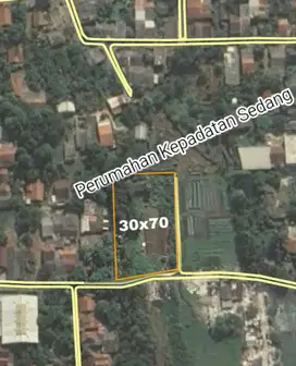 tanah 2100m2 Bantargebang Sumur batu pangkalan 2