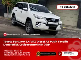 Toyota Fortuner 2.4 VRZ Diesel AT Putih Facelift NIK 2019/2020