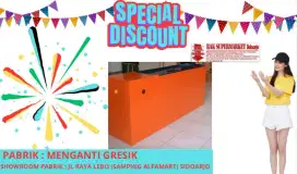 Meja kasir supermarket