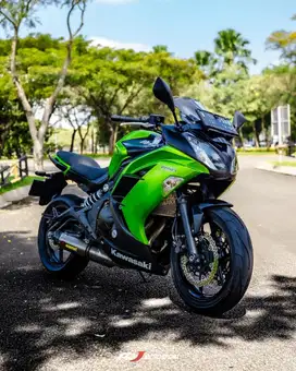 Kawasaki Ninja 650 ER6 F Nik 2012 Knalpot Akrapovic KM 9.000an