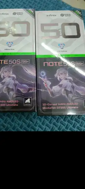 Infinix note 50 S 5G plus 8/256 pro layar lengkung