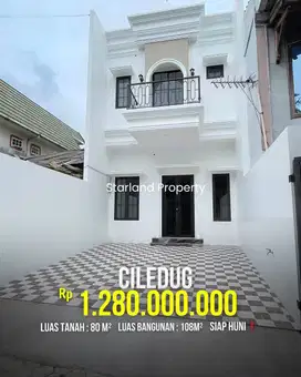 Rumah 2 Lantai Premium Luas & Siap Huni Murrah Dikawasan Ciledug