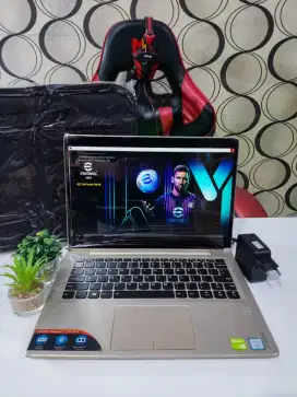Lenovo Ideapad 710s Core i7 Gen7 RAM 8GB SSD 512GB Dual VGA Siap Pakai