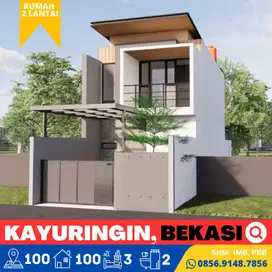 Rumah dijual Murah Baru, 2 Lantai Kayuringin 8 menit Stasiun Bekasi