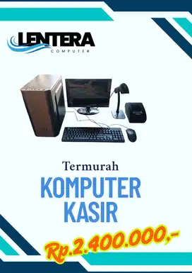 Termurah ! Komputer Kasir 1 Set lengkap dengan printer,scanner,aplikas