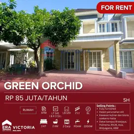 Rumah Disewakan Full Furnished di Green Orchid, Kondisi Bagus