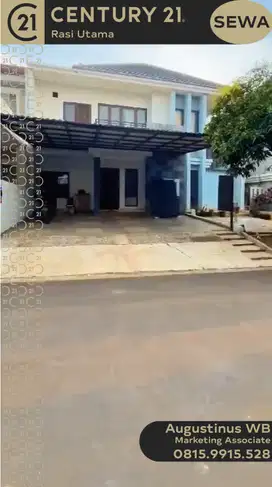 DISEWAKAN RUMAH 2 LANTAI DI KOTA WISATA CIBUBUR