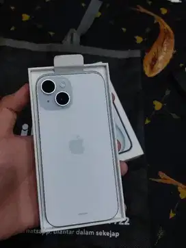 IPHONE 15 BLUE PEMAKAIAN 2 MINGGU