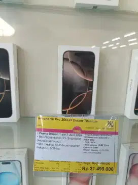 Kredit Kredivo iPhone 16 Pro 256GB Bunga 0 Tanpa Dp